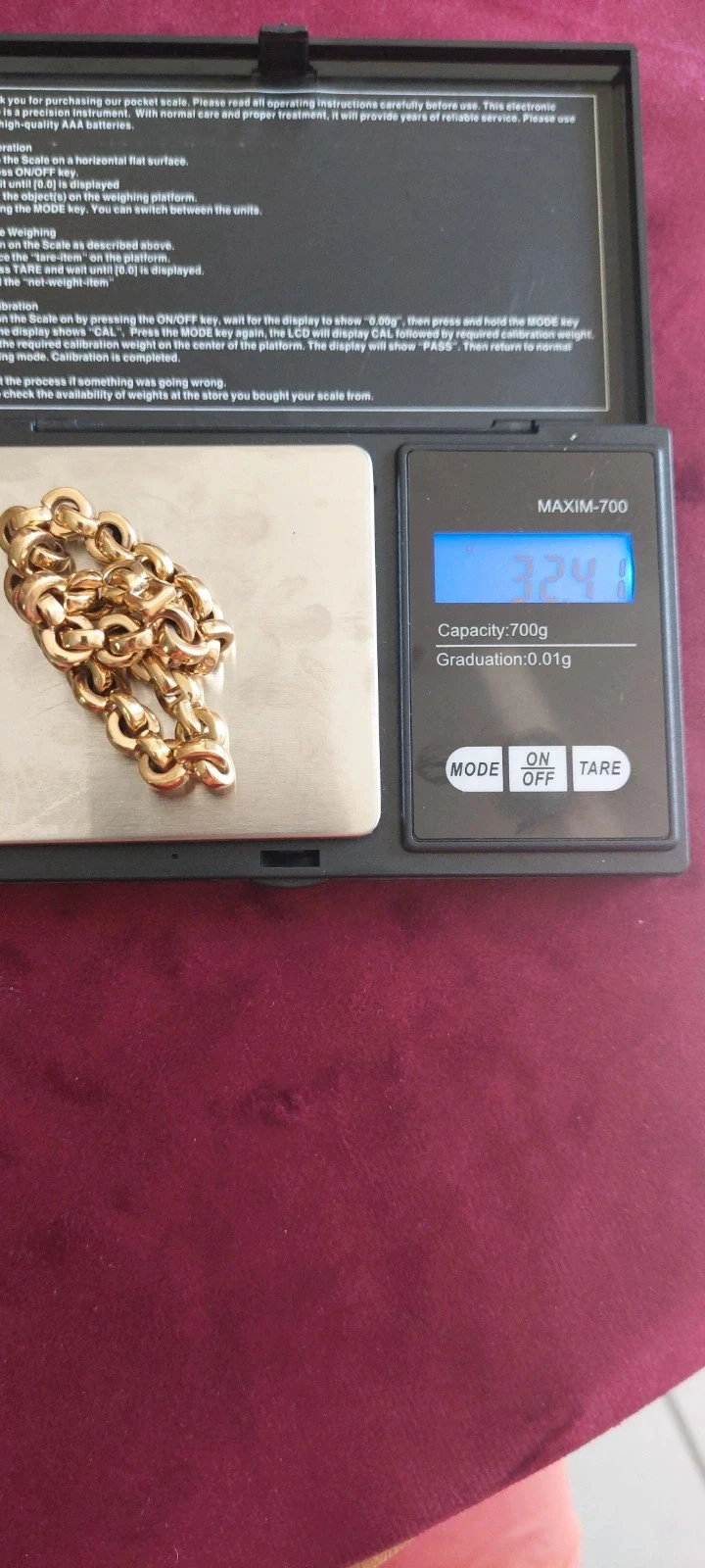 Bracelet vintage maille Jaseron – Signé Sté PYC – photo 6